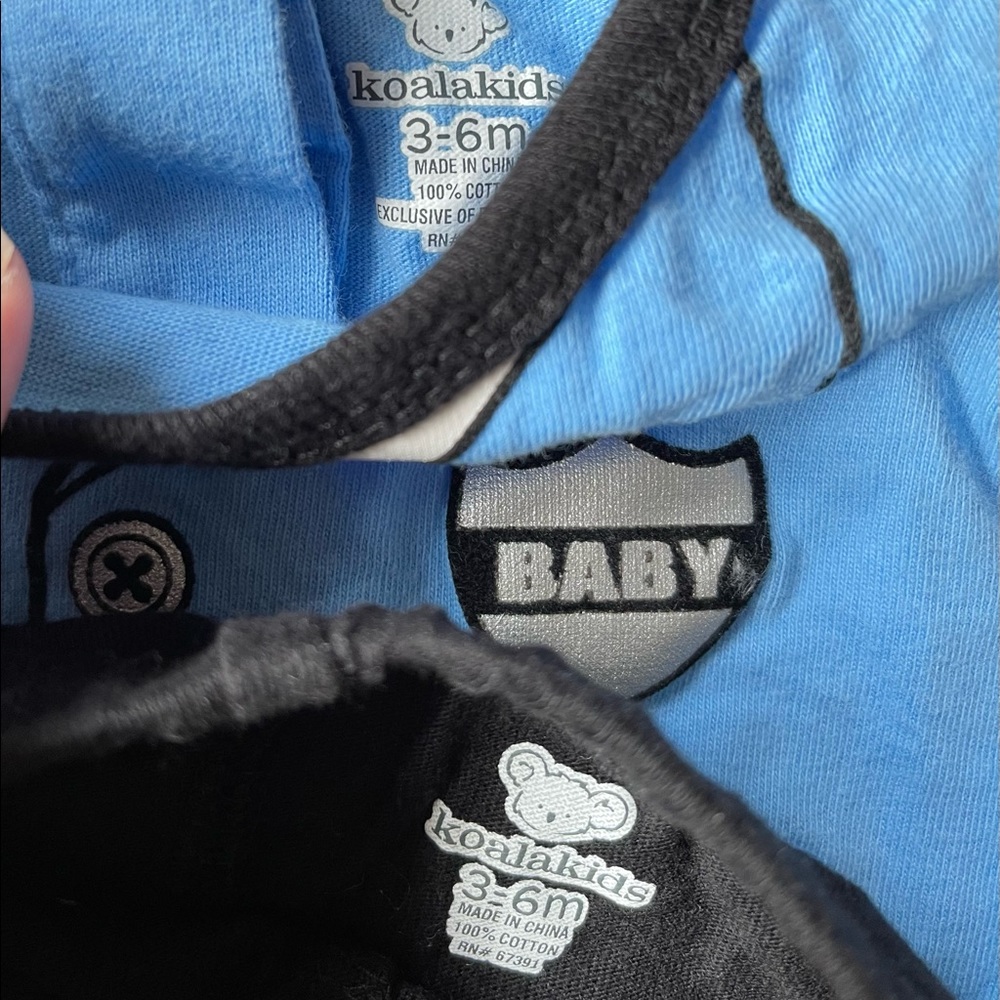 Baby police officer cop detective costume with hat 3/6 months - Picture 5 of 6
